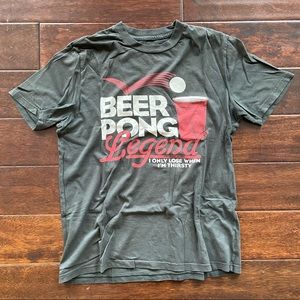 Beer Pong Legend T-Shirt Medium by Local Celebrity